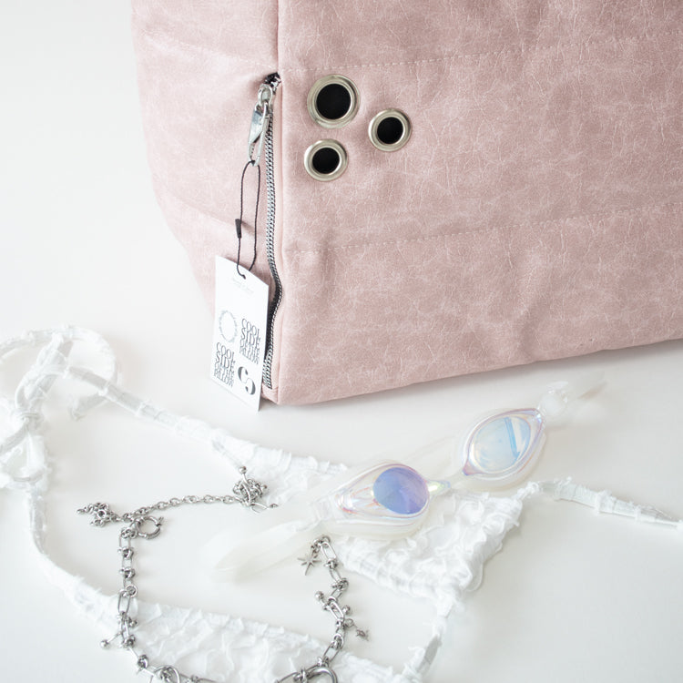MY EYELET TRAVEL BAG pink