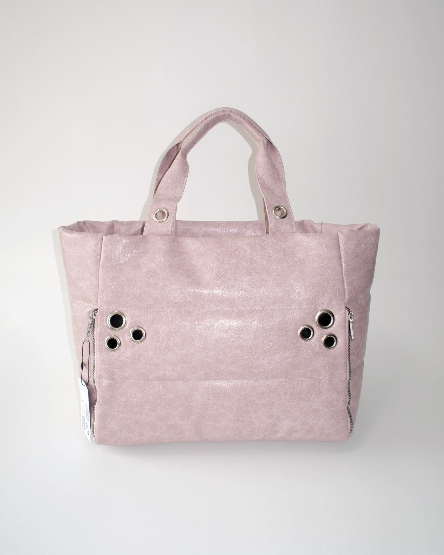 MY EYELET TRAVEL BAG pink