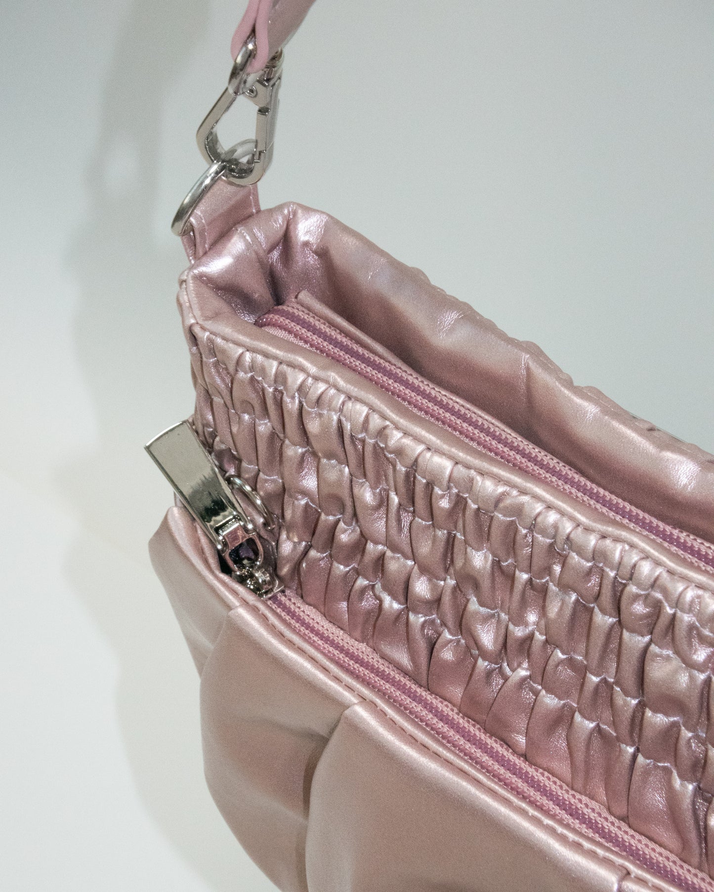 THE BOXER BAG MINI pink pearl