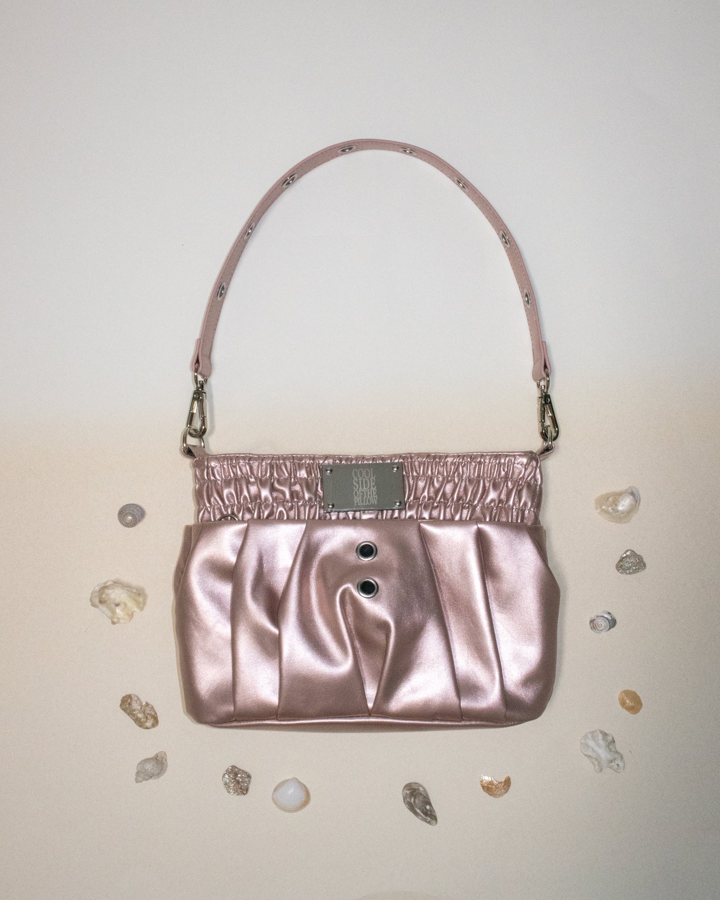 THE BOXER BAG MINI pink pearl