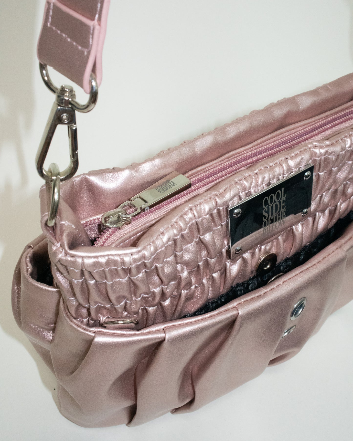 THE BOXER BAG MINI pink pearl