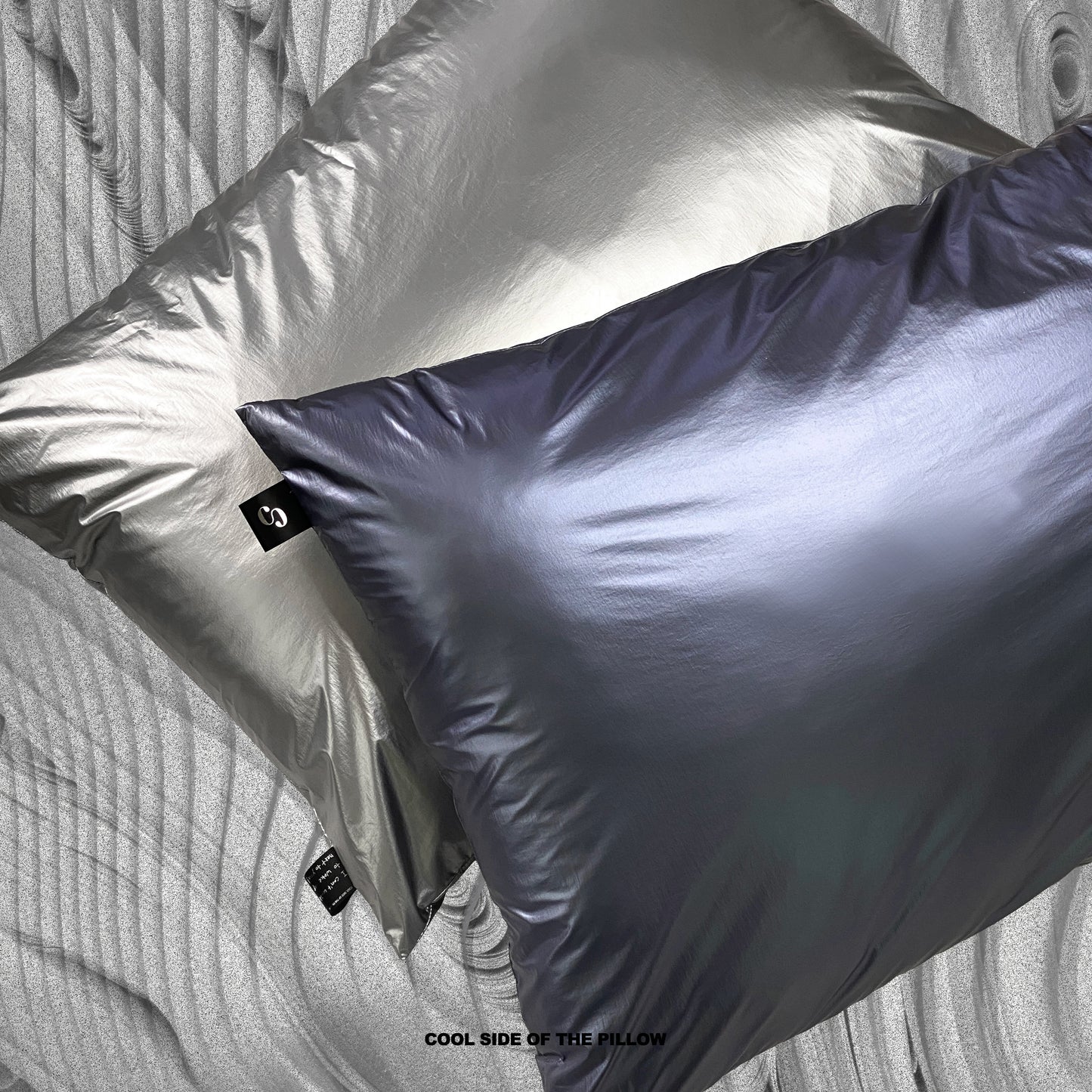 METALLIC PILLOWCASE silver