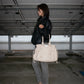 PIERCED BOXER BAG sand
