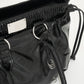 PIERCED BOXER BAG black