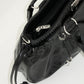 PIERCED BOXER BAG black