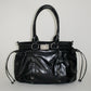 PIERCED BOXER BAG black