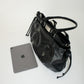 PIERCED BOXER BAG black