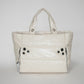 MY EYELET TRAVEL BAG cream
