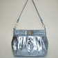 THE BOXER BAG MINI metal blue