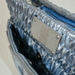 THE BOXER BAG MINI metal blue