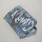 THE BOXER BAG MINI metal blue