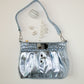 THE BOXER BAG MINI metal blue