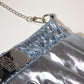 THE BOXER BAG MINI metal blue