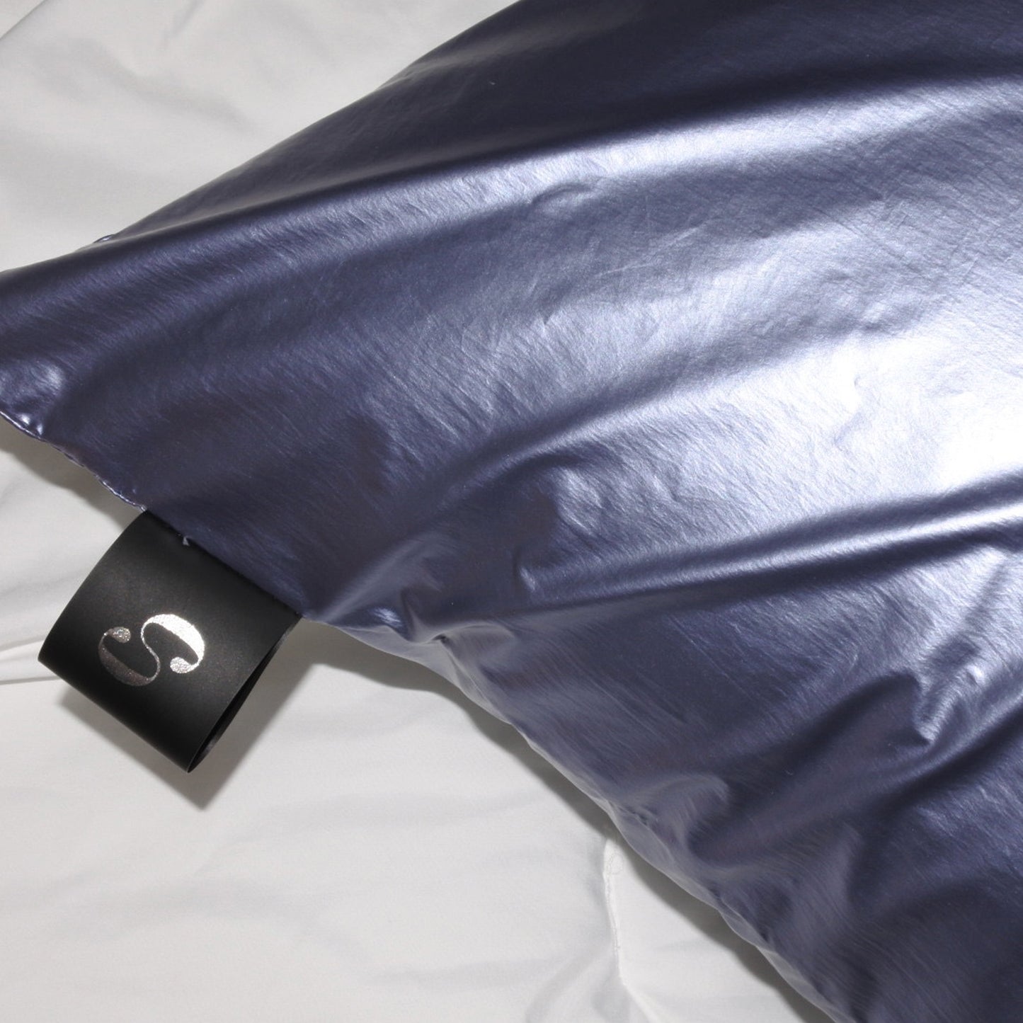 METALLIC PILLOWCASE night blue